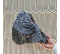 Realistic Fake Rocks for Landscaping, Faux Rock with Realistic Natural Pattern, PU Foam, Well Cover Rock, for Landscape Decorations Stage Prop(Gray,27x18x26cm/10.6x7x10in)