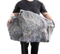 Realistic Fake Rocks for Yard, Landscape Rocks, PU Foam Artificial Landscape Boulder, for Aquarium Décor, Garden Photography, Landscaping, Yard Décor(70 * 43 * 48cm)