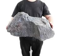 Realistic Fake Rocks for Yard, Landscape Rocks, PU Foam Artificial Landscape Boulder, for Aquarium Décor, Garden Photography, Landscaping, Yard Décor(52 * 27 * 30cm)