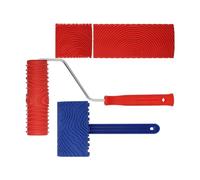 Realistic Faux Wood Texture Paint Roller Tool for Wall Furniture and Craft Decoration with Solid Rubber Construction Multi Surfaces Texture Roller
