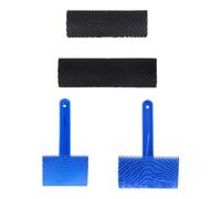 Realistic Faux Wood Texture Paint Roller Tool for Wall Furniture and Craft Decoration with Solid Rubber Construction Multi Surfaces Texture Roller