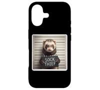 Realistic Ferret Thief Mugshot Funny Pet Owner Lover Joke Case for iPhone 17