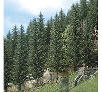 Realistic Fir Trees 55mm (Pack of 2) HO/N/TT/O Gauge Busch 6131