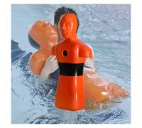 Realistic Fire Training Drill Model,Drowning Prevention Teaching Tools,Water Training Dummy,for Water Life Saving Competitive(Orange)