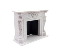 Realistic Fireplaces Miniature Display Zakka Role Play and Display for Dollhouses Enthusiasts, 1/12 Scale, DollhouseS Furniture