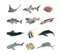 Realistic Fish, Cognitive Model, Realistic Fake Fish Toy, for School Playtime Education Bath Learning Home Classroom Outdoor Family Exploration