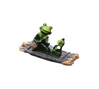 Realistic Floating Frogs Statue Weather Resistant Resins Miniature Frogs Boating Ornament For Garden Pond Decoration Resins Figurine