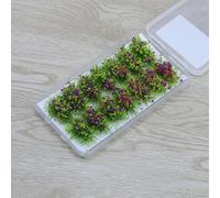 Realistic Flower Grass Model for Miniature Landscapes, Dioramas, and Wargaming Terrain Plastic Simulation for Indoor and Outdoor Use (Lavender Purple)