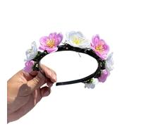Realistic Flower Shape Headband Spring Camping Photo Hair Hoop Temperament Wedding Party Plans