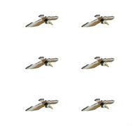 Realistic Flying Hawk Decoy, Hanging -Eagle Scarer To Protect Garden Plants Fruit Trees, Outdoor Pest Control Deterrent For Farm Yard(6pcs)