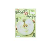 Realistic Food Themed Sticky Notes Mini Memo Pad For Journaling And Use (E, 8X8cm)
