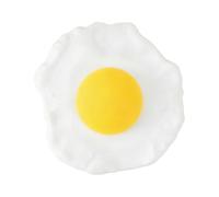 Realistic Fried Egg Model, Fake Poached Egg Food Props, Heart-Shaped & Double Yolk Simulation Eggs for Home Decor, Food Photography & Pranks