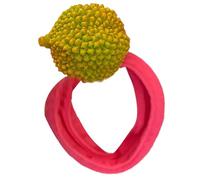 Realistic Fruit Theme Hair Tie High Stretchy Lovely Resin Fruit Hair Bands Gentle Hair Scrunchies For Women Hairstyles