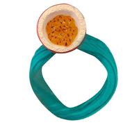 Realistic Fruit Theme Hair Tie High Stretchy Lovely Resin Fruit Hair Bands Gentle Hair Scrunchies For Women Hairstyles