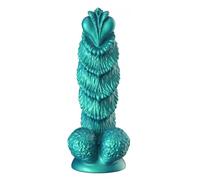 Realistic G-Spot Dildo for Women, Hands-Free Thrusting with Beginner-Friendly Design for Solo & Couple Fun (Green, Large)