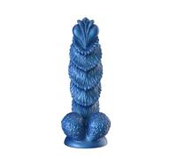 Realistic G-Spot Dildo for Women, Hands-Free Thrusting with Beginner-Friendly Design for Solo & Couple Fun (Blue, Small)