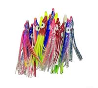 Realistic Glow Octopus Lures 20pcs Set 6cm Size for Sea Anglers Needing Reliable Action and Brightness in Low Light Conditions