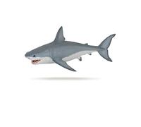 PAPO - White Shark - Realistic Figurine - for Ages 3+ - Marine Life Collection - Hand Painted - Highly Detailed - Durable and Educational - Gift Idea - Collectable - white shark figurine