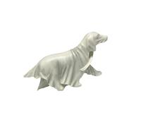 Realistic Haunted Dog Ornament Weatherproof Resin Design Sturdy Halloween Figurine For Halloween Display Easy Yard Decors