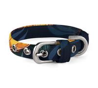 Realistic Hawaiian Flowers Dog Collar Quick Release Buckle for Easy on Off. Cat Collar - Adjustable Comfortable.Oxford Cloth Pet Collar for Small Medium Dog and Cat.