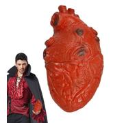 Realistic Heart Props, Fake Heart Props - Scary Halloween Props Beating Heart | Haunted House Decoration Prop, Human Heart for Halloween Home Decoration
