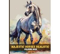 Realistic Horse Coloring Book for Adults