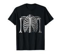 Realistic Human Rib Cage Anatomy Skeleton Bones T-Shirt