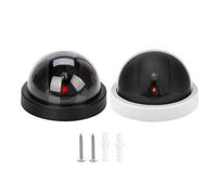 Realistic Imitation Security Camera with Flashing Light Commercial Home Visual Deterrence Solution for Property Fake Surveillances Camera ABS