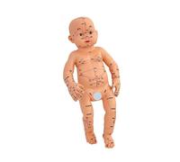 Realistic Infant Body Model Baby Massage Training Model with Acupoints Points for Nursing Training Pediatric Education Postpartum Care Education Tool