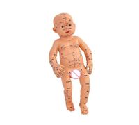 Realistic Infant Body Model Baby Massage Training Model with Acupoints Points for Nursing Training Pediatric Education Infant Anatomy with Pressure Points