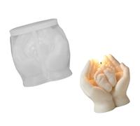 Realistic Infant Footprint Shape Silicone Mold 3D Baby Feet Silicone Mold for Soap Making Elastomer Baby Feet Cast