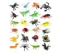 Realistic Insect Figure Set Plastic Bug and Insec Figure Mini Beast Figures | Realistic Insect Figures Plastic Bug Animal Model Kit with Bug Figure for Learning Halloween Party Prank Garden Teaching Gift
