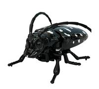 Realistic Insects Beetle Wind-up Toy with Interactive Head and Tail Movement Mechanical Insect Models for Educational Play Indoor Outdoor Use April Fool's Day Favors and Bug (E)