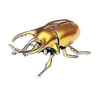 Realistic Insects Beetle Wind-up Toy with Interactive Head and Tail Movement Mechanical Insect Models for Educational Play Indoor Outdoor Use April Fool's Day Favors and Bug (A)