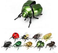 Realistic Interactive Insect Collection- Realistic Insect Bug Model Toy for Kids,Crawling Beetles, Bees & Ladybugs for Kids' Educational Play, Nature Science Gift for Biology Enthusiasts (G-1pcs)