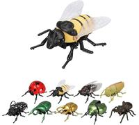 Realistic Interactive Insect Collection- Realistic Insect Bug Model Toy for Kids,Crawling Beetles, Bees & Ladybugs for Kids' Educational Play, Nature Science Gift for Biology Enthusiasts (J-1pcs)