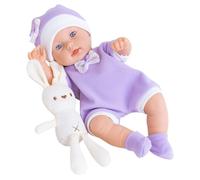Realistic Kids Dolls Girl - 12 Inch Realistic Washable Full Body Toy with Bunny | Real Looking Kids Dolls | for Family Girls Youth Teens Daughter Nursery Birthdays Christmas Valentine's Day Home Car