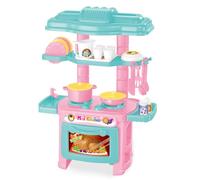 Realistic Kitchen Oven Toy RolePlay Cooking Kids Pretend Play Interactive Cook Toddler Playhouse Education Pretend Play Kitchen Toy