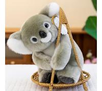 Realistic Koala Plush Toy, Hugs & Snuggles Anytime, Body Feel Safe, Calm, and Loved, Calming Touch & Soothing Hugs for Anxiety, Sleep Aid & Stress Relief, Ideal Comfort Gift 18cm