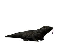 Realistic Komodo Dragon Plush Toy - 30" Large Soft Monitor Lizard Stuffed Animal with Forked Tongue & Bead Filling