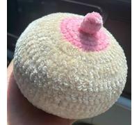 Realistic Lactation Breast Model for Nursing Education - 12cm x 13cm Female Breast Simulation Tool(Pink)