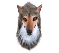 Realistic Latex Scary Wolf Role Accessories Terrifying Face Cover
