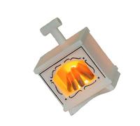 Realistic LED Flame Miniature Fireplaces Lamp Model Figurine for Doll House Accessories with Safe Construction Realistic Flame Effect Doll House Accessory