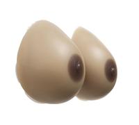 Realistic Liquid Silicone Breast Forms for Crossdresser & Transgender - Water Drop Shaped Push-Up Fake Breasts, Soft Prosthesis for Mastectomy Recovery- Tan Skin Tone (M)