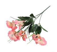 Realistic Looking Pansy Flowers Made from Silk for Use in Home or Office Decor with Consistent Appearance Over Time (Pink)