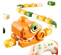 Realistic Magnetic Snake Toy Growing Eating Itself Game with Lights | Educational Sound Toy for Adults Boys Kids Home Travel Camping School Birthday Christmas Festival