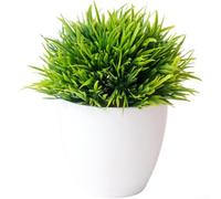 Realistic Maidenhair for fern Artificial Bonsai 13cm Green Realistic(Green) | Intricate 32 mesh leaf pattern, lifelike green color, fits small pots, realistic for fern design