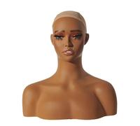 Ｚｉａｌｏｆｉ Realistic Mannequin Head Wig Holder Professional Wig Display Stand Wig Head for