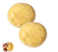 Realistic Mashed Potato Squishy Smoothie Ball Squishy, Potato Stress Ball Fidget Toys Squishy, Stress Relief Toys for Adults Office Squeeze Dough (2PCS)