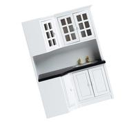 Realistic Miniature Kitchen Cabinet 1/12 Dollhouses Wood Furniture For Craft Model Project Decoration Room Scene Display Role Playing Toy